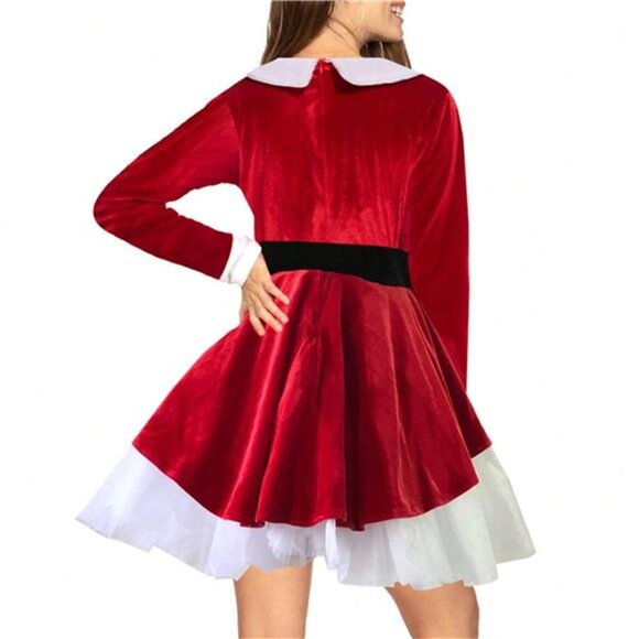 BRAND NEW Women Christmas Santa Claus Costumes 3Pcs - Picture 3 of 6